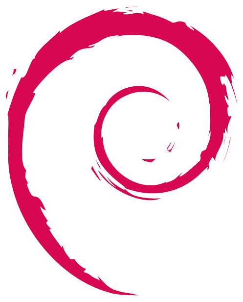 Debian operating system logo